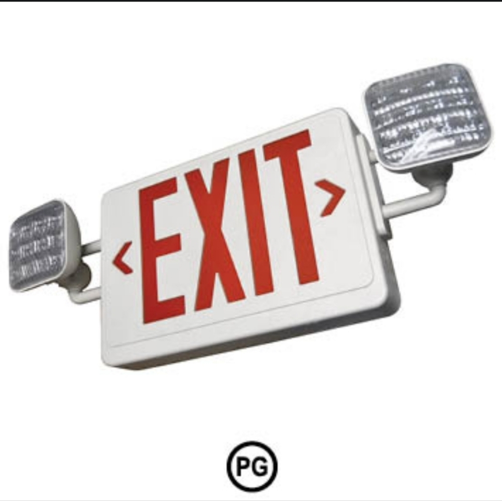 Combo LED Emergency Lighting Fixture - Picture 2 of 9